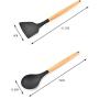 SKYyao Kitchen utensil set Silicon Bakelite handle kitchenware 8-piece set non-stick spatula spoon tool set cooking kitchenware silicone