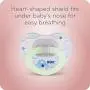 NUK Glow-in-The-Dark Orthodontic Pacifiers, Girl, 6-18 Months, 2-Pack