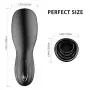 YQFCA Men Deep Throat, Vibrating Oral Cup, Sucking Endless Pleasure, Adult Toys for Men 100% Safe Silicone YQFCA