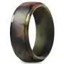 ThunderFit Silicone Rings for Men - 4 Rings / 1 Ring Step Edge Rubber Wedding Bands 10mm Wide
