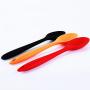 27.55.7cm Silicone Long Handle Soup Spoon Kitchen Cooking Mixing Spoon Ladle Food Grade Silicone Cooking Kitchenware Utensils,black