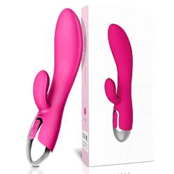 Sexovibe 2019 Wonderful Gift Full Silicone Massager Toy 7 Frequency Wand Vǐbrantor for Women Cordless Rechargeable Rabbit Stick 100% Secret Packing