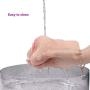 Lifelike Realistic Soft Silicone Female Self-Timer Gift Mens Torso Doll Female Adult Toy (Meat)