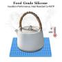 JRing Silicone Pot Holder Trivet Mats Heat Resistance Garlic Peeler Jar Opener Spoon Rest Thickened Non-Slip for Kitchen 7 x 7 Inch Set of 5