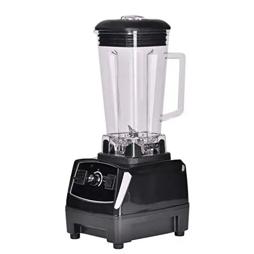 3Hp 2200W 2L Heavy Duty Commercial Professional Smoothie Blender Mixer Juicer Food Processor,Black,Us Plug
