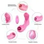 Wearable Wireless Remote Control with 10 Modes Waterproof USB Rechargeable Silicone Toy for Women