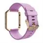 Simpeak for Fitbit Blaze Bands with Frame, Silicone Replacement Band Strap with Frame Case for Fit bit Blaze Smart Fitness Watch, Small/Large