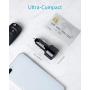 USB C Car Charger, Anker 49.5W PowerDrive Speed+ 2 Car Adapter with One 30W PD Port for MacBook Pro/Air 2018, iPad Pro, iPhone XS/Max/XR/X/8, S10/S9, and One 19.5W Fast Charge Port for S8 and More