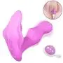 JunRP Wearable Privacy Mssager with Remote Control Vib Toy for Women - Purple