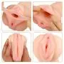 Real Realistic Female Silicone Torso Love Toys for Man - Flesh - Anshifenli