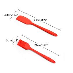 Jiyaru 5 pcs Silicone Cooking Kitchenware Kitchen Utensils Heat Resistant Baking Set