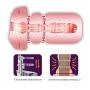 Vibret Smart Deluxe Aircraft Cup Powerful Thrusting Multiple Modes Electric Masturabation Cup 3D Channel Pocket Toys for Successful Man T-Shirt Underwear for Men - Intelligent Voice