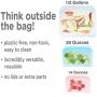 Reusable Sandwich Bags 100% Pure Silicone Lunch Bag Containers Sandwich Snack and 1/2 Gallon Storage Bags Size No Plastic Sliders Sous Vide Freezer Microwave Dishwasher Safe Leakproof Stand Up