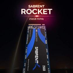 Sabrent 256GB Rocket NVMe PCIe M.2 2280 Internal SSD High Performance Solid State Drive (SB-ROCKET-256)