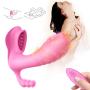 Hands Free Wearable Butterfly Silicone Pleasure Toy for Women Couple S(ex Toys for Female IPX7 Waterproof Wireless Remote Control