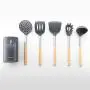 OBR KING 6pcs Silicone Kitchenware Set Non-Stick Spatula Turner Spoon with Storage Holder