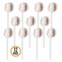 Prextex Baseball Lollipops - Kids Sports Ball Suckers for Birthday, Sports Event or Baseball Party Favor - Pack of 12 (1 Dozen)