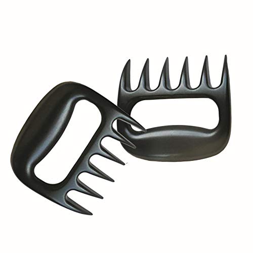 Bear Meat Shredder Claws BBQ Handler Fork Chopped and Cut Meat Silicone Kitchenware Food Grade Safety Material Heat Resistant Dishwasher Safe Kitchen Gadget