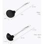 JunbosiKitchenware Silicone Kitchenware Set of 8 Stainless Steel Handle Kitchenware Set High Temperature Anti-Scalding Cooking Spoon Shovel