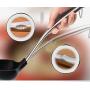 Kitchenware Utensils Set 4 Piece Premium Silicone Stainless steel Heat Resistant Non-Stick Cooking Professional Tools Black