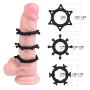 laise vie Silicone Penis Ring Set, Waterproof Soft Stretchy Cock Rings Pack of 3 Seamless Different Size Male Rings Adult Toys for Couples Sex Toys for Orgasm