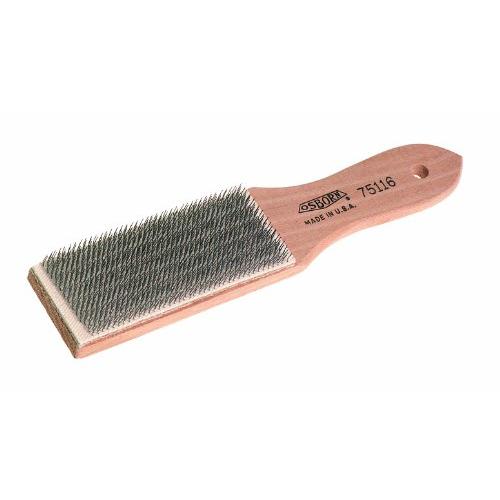 Osborn International 75116SP Steel File Card, 3-3/4" Brush Area Length