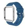 Simpeak for Fitbit Blaze Bands with Frame, Silicone Replacement Band Strap with Frame Case for Fit bit Blaze Smart Fitness Watch, Small/Large
