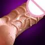 Winzfred 2 in 1 Double Heads Female Màstubatíon Six Toy Women Silicone Huge Dilo for Artificial Vagina Ass for Men Gay