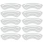 Heel Grips,Gel Heel Liners for Women Men, Heel Pads Cushion Inserts, Slippage Grips for Loose Shoes, Anti-Blister, Clear (5 Pairs)