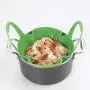 OXO Good Grips Silicone Steamer, Green