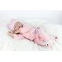 RoyalDoll Realistic Sleeping Reborn Baby Dolls Girl 22 Inch Newborn Vinyl Silicone Baby Doll Eyes Open Handmade Weighted Gifts Set