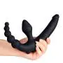 BPOS478 Trembling Silicone Female Additional Strapless Double Penetration Rod