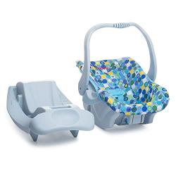 Doll Toy Car Seat - Blue Dot