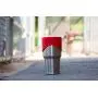 O-Sip! Silicone Straw Lids- XL Size (Pk of 3), Stretches to Cover Tumblers, Large Cups and Mugs, Yeti Rambler, Mason Jars; Spill Proof, Reusable, Durable, Replacement Lid Accessory (Red,Navy,Gray)