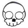 1pc Skull Shape Fried Egg Pancake Mould Non-Stick Cartoon Silicone Ring Breakfast Cooking Tools Kitchenware Egg Omelette Mould
