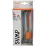 Boon Swap Baby Utensils,Blue/Orange