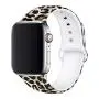 BMBEAR Floral Bands Compatible with Apple Watch Band 38mm 40mm 42mm 44mm Soft Silicone Fadeless Pattern Printed Replacement Sport Band for iWacth Series 4 3 2 1