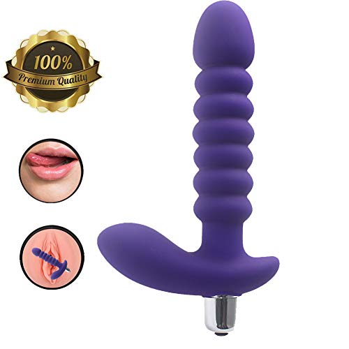 Amal Trainer Beads Plug for Advanced Users Anales Trainer Massage Toy， Vib Anales Beads Silicone Trainer Fun Toys for Beginners and Unisex Purple by ALBK