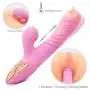 Tongue Sucking Simulator Powerful Sucking Toys,Waterproof Handheld Wand Massager with Heating, Medical Silicone,USB Rechargeable
