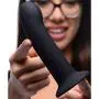 Strap U Silicone Strap On Dildo, Black, Large