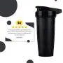 PerfectShaker Performa - Shaker Bottle, Best Leak Free Bottle with Actionrod Mixing Technology for Your Sports & Fitness Needs! Dishwasher and Shatter Proof (28/20oz)