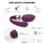 UXBCR Adullt Toys for Women Bullet,Clitoris Amal Vibrantor Toy with USB Rechargeable Design for Couple Play,Wireless Remotec six Toys for Couples kit Beginners T-Shirt Pink