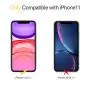 Miracase Liquid Silicone Case Compatible with iPhone 11 6.1 inch(2019), Gel Rubber Full Body Protection Shockproof Cover Case Drop Protection Case（Red）