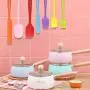 Silicone Spatula 7-piece Set, Umite Chef Mini Rubber Spatula Set-Versatile Tools Created for Baking and Mixing-One Piece Design, Non-Stick & Heat Resistant-Stainless Steel Core (Multicolor)