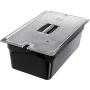 Carlisle 10203B03 StorPlus Full Size Polycarbonate Food Pan, 8" Deep, Black