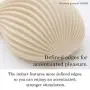 iroha+ Cream KUSHI Women Vibrator, Waterproof Soft Silicone Rechargeable Sensual Massager, HMP-02
