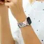 Kaome Floral Bands Compatible with Apple Watch 38mm 40mm 42mm 44mm, Soft Silicone Fadeless Pattern Printed Replacement Strap Bands for Women, Compatible with iWatch Series 5/4/3/2/1, S/M M/L