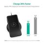 Fast Wireless Charger RAVPower 7.5W Compatible iPhone 11/Xs MAX/XR/XS/X/8/8 Plus, with HyperAir, 10W Compatible Galaxy S9, S9+, S8, S7 & Note 8 and All Qi-Enabled Devices (QC 3.0 Adapter Included)