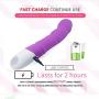 Xoher 7X Multi-Speed Vibration Silicone Waterproof Rechargeable Quiet Personal Safe Material Female Toy(Purple011)