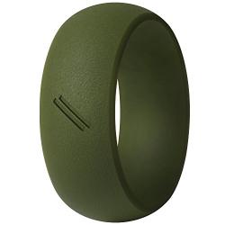 ThunderFit Silicone Wedding Ring for Men, Rubber Wedding Band - 8.7mm Wide